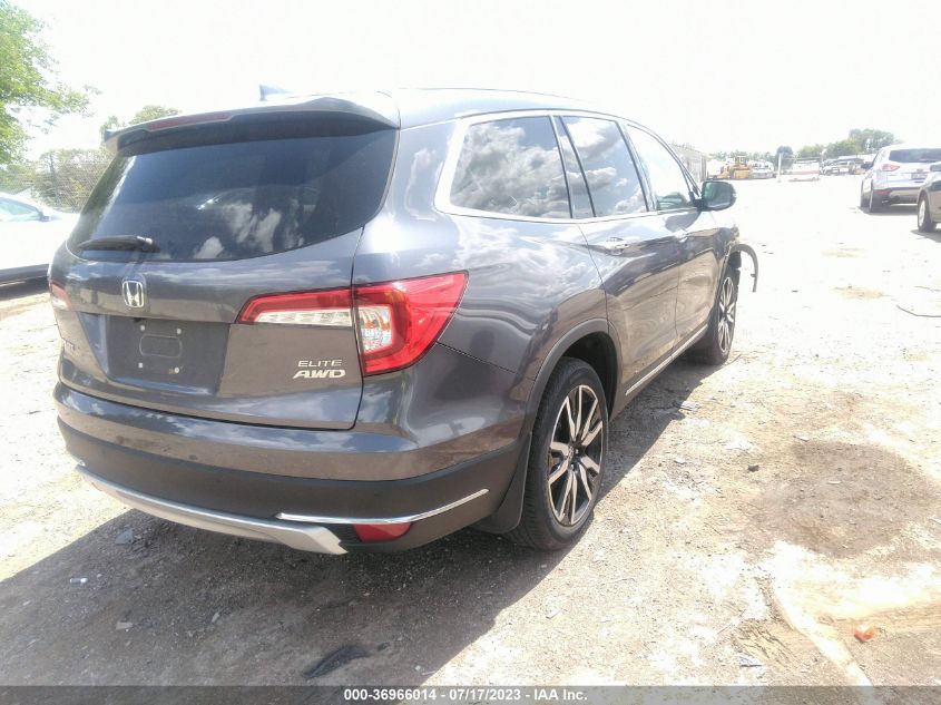2020 HONDA PILOT ELITE - 5FNYF6H06LB041165