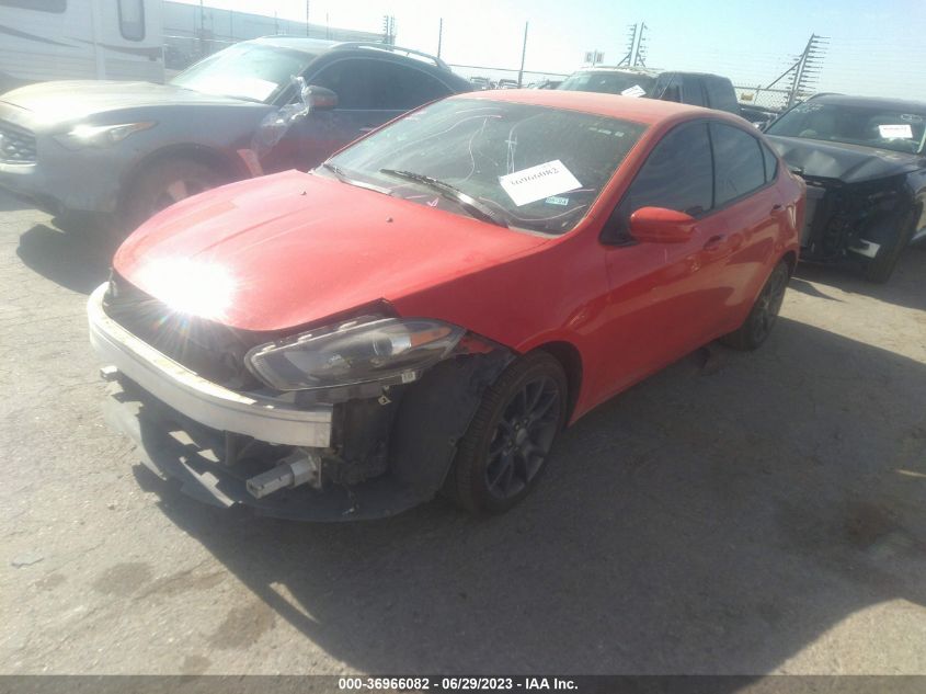 2016 DODGE DART SXT - 1C3CDFBB5GD733011