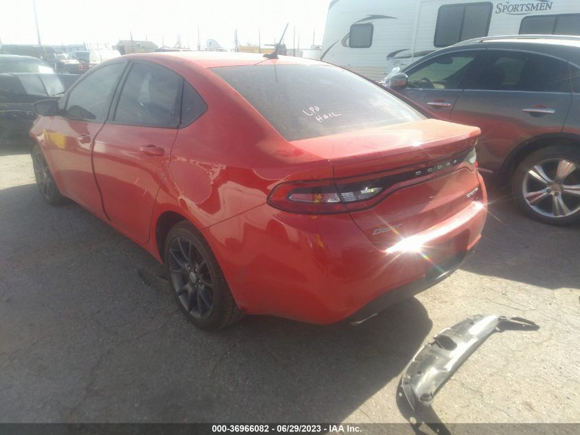 2016 DODGE DART SXT - 1C3CDFBB5GD733011