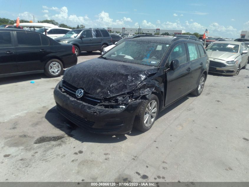 2017 VOLKSWAGEN GOLF SPORTWAGEN TSI S 3VW017AU5HM528629
