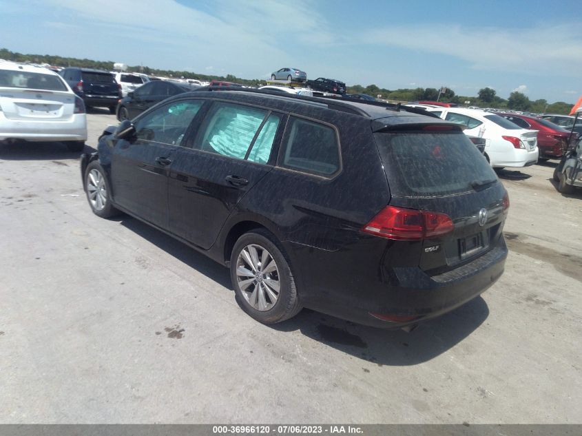 2017 VOLKSWAGEN GOLF SPORTWAGEN TSI S 3VW017AU5HM528629