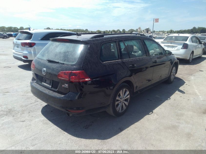 2017 VOLKSWAGEN GOLF SPORTWAGEN TSI S 3VW017AU5HM528629