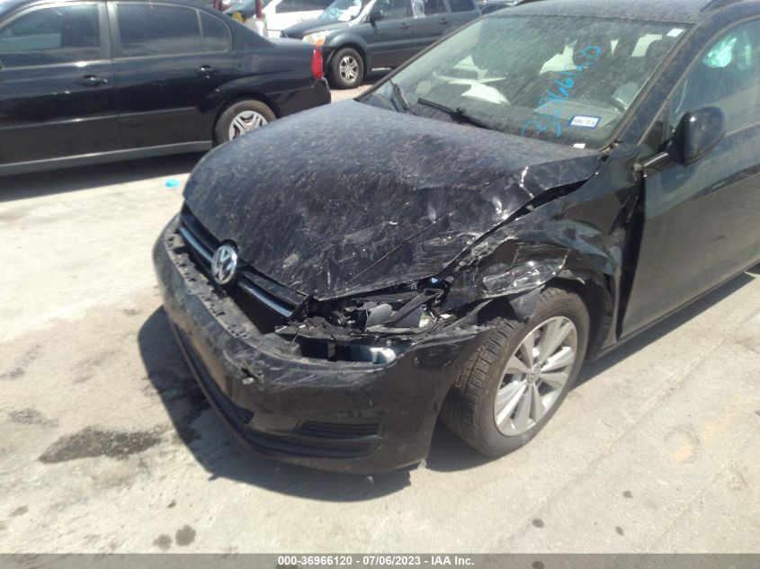 2017 VOLKSWAGEN GOLF SPORTWAGEN TSI S 3VW017AU5HM528629
