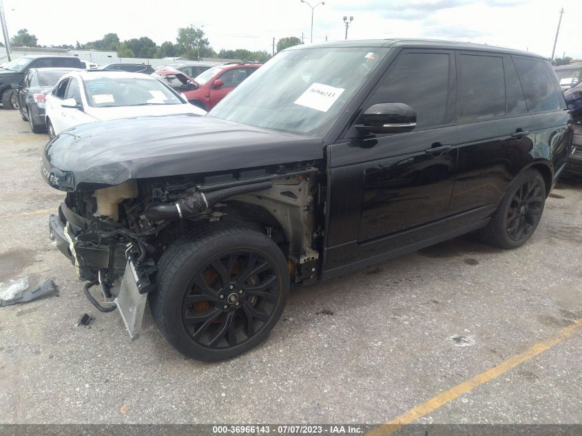 Auction sale of the 2019 LAND ROVER RANGE ROVER , vin: SALGS2SV7KA549343, lot number: 36966143