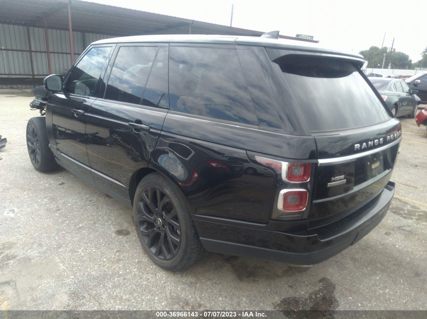 Auction sale of the 2019 LAND ROVER RANGE ROVER , vin: SALGS2SV7KA549343, lot number: 36966143