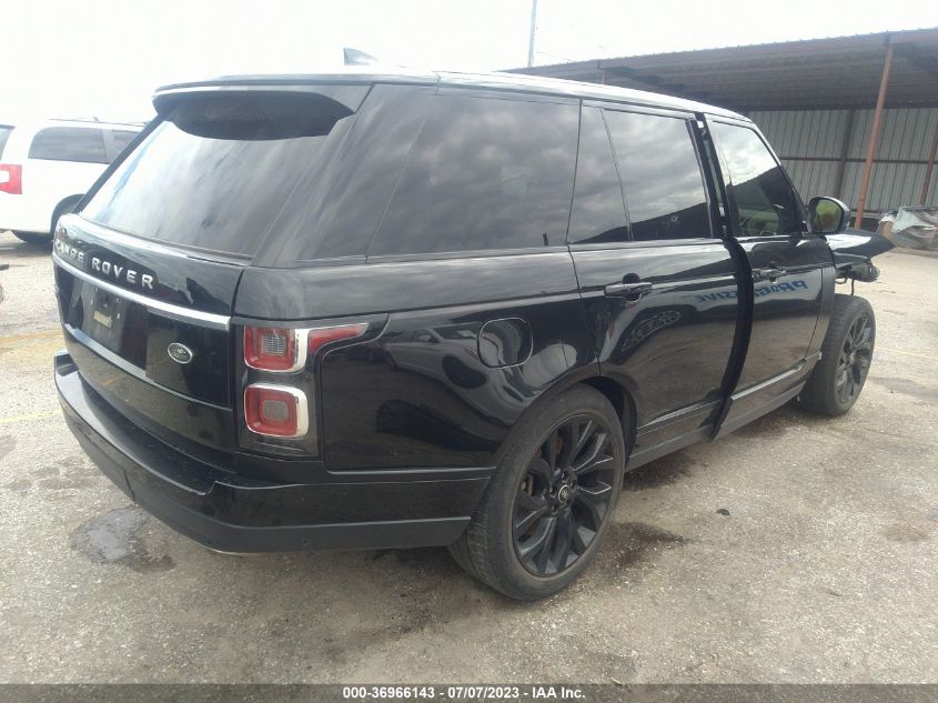 Auction sale of the 2019 LAND ROVER RANGE ROVER , vin: SALGS2SV7KA549343, lot number: 36966143