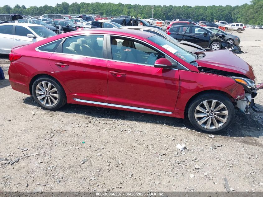 2015 HYUNDAI SONATA 2.4L SPORT - 5NPE34AFXFH138096