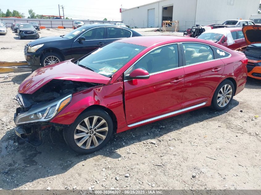 2015 HYUNDAI SONATA 2.4L SPORT - 5NPE34AFXFH138096