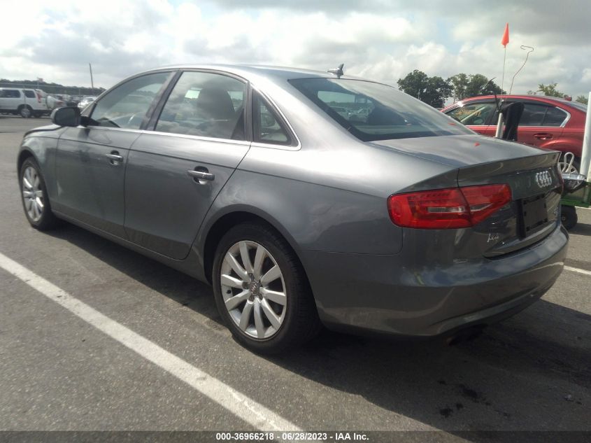 2013 AUDI A4 PREMIUM - WAUBFAFL4DN027688