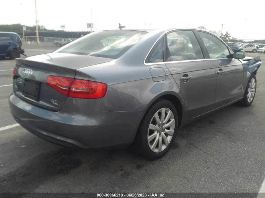 2013 AUDI A4 PREMIUM - WAUBFAFL4DN027688