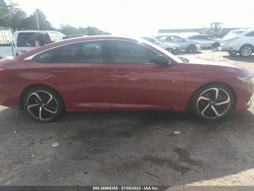 2021 HONDA ACCORD SEDAN SPORT - 1HGCV1F3XMA078051
