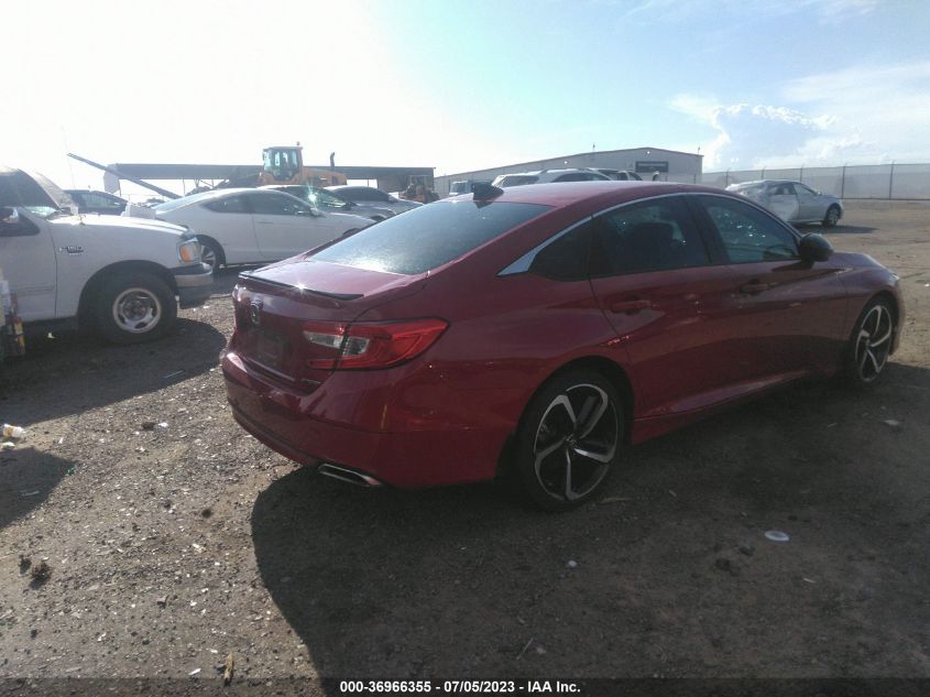 2021 HONDA ACCORD SEDAN SPORT - 1HGCV1F3XMA078051