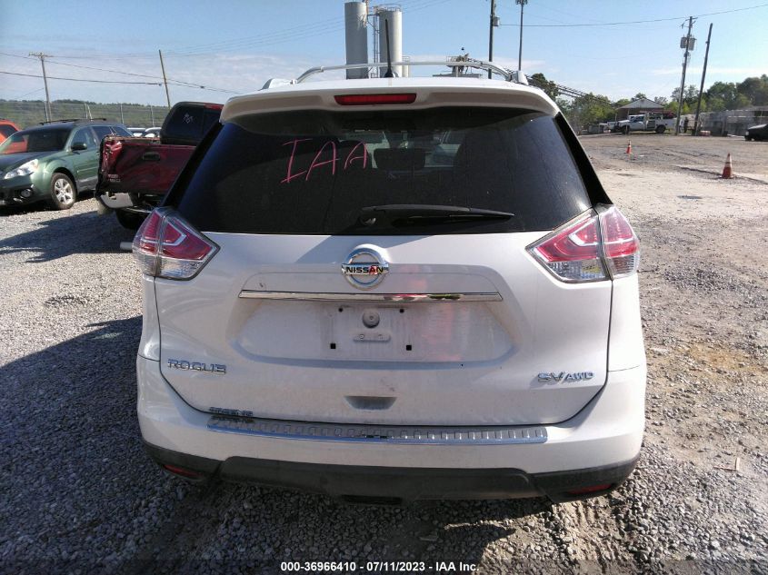 2016 NISSAN ROGUE S/SL/SV - KNMAT2MV1GP665343