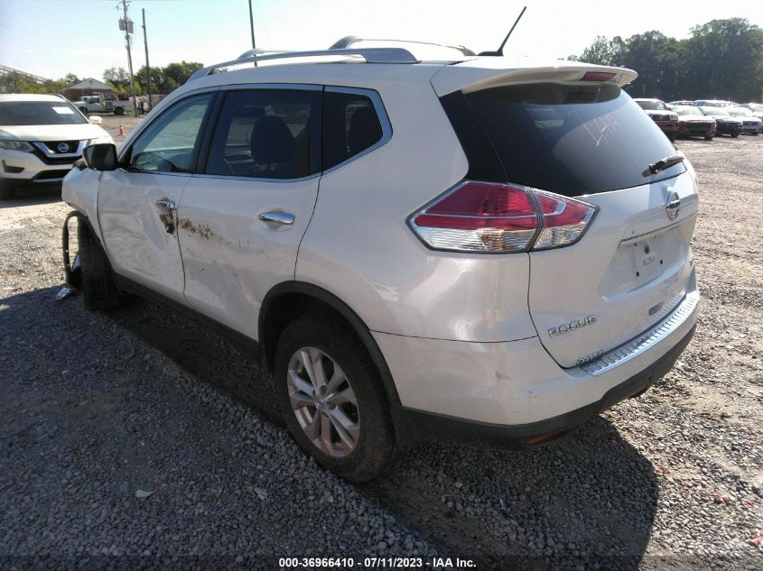 2016 NISSAN ROGUE S/SL/SV - KNMAT2MV1GP665343