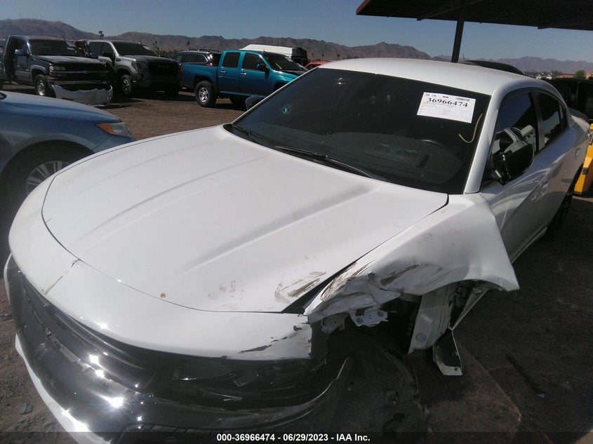 VIN 2C3CDXBG9NH145940 2022 DODGE CHARGER SXT