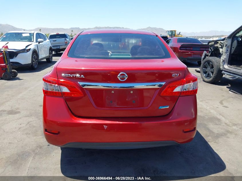 2014 NISSAN SENTRA S/FE+ S/SV/FE+ SV/SR/SL - 3N1AB7AP9EL641521