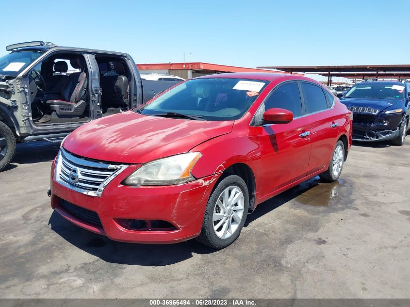 2014 NISSAN SENTRA S/FE+ S/SV/FE+ SV/SR/SL - 3N1AB7AP9EL641521