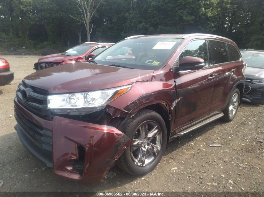 2014 TOYOTA HIGHLANDER LIMITED - 5TDDKRFH5ES015935