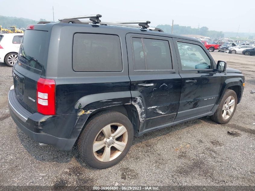 2013 JEEP PATRIOT LIMITED - 1C4NJPCB8DD154267