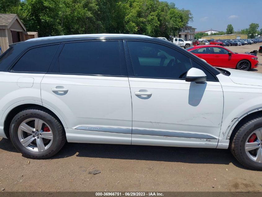 2017 AUDI Q7 PREMIUM PLUS - WA1LHAF77HD051221
