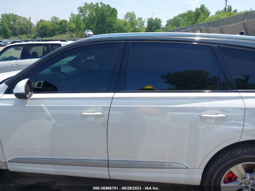 2017 AUDI Q7 PREMIUM PLUS - WA1LHAF77HD051221
