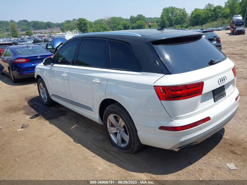 2017 AUDI Q7 PREMIUM PLUS - WA1LHAF77HD051221