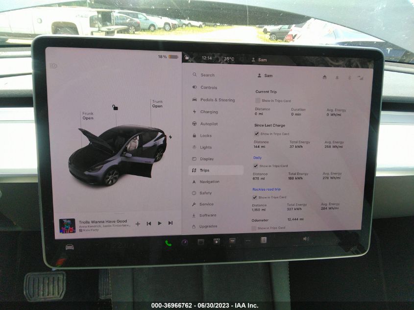 2023 TESLA MODEL Y - 7SAYGDEE9PF608348