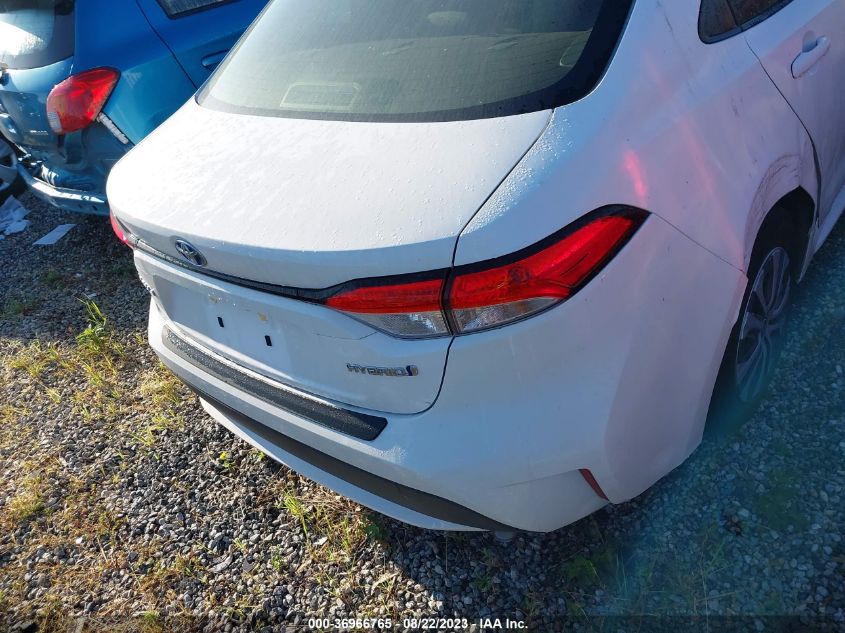 2021 TOYOTA COROLLA HYBRID LE - JTDEAMDE3MJ034367