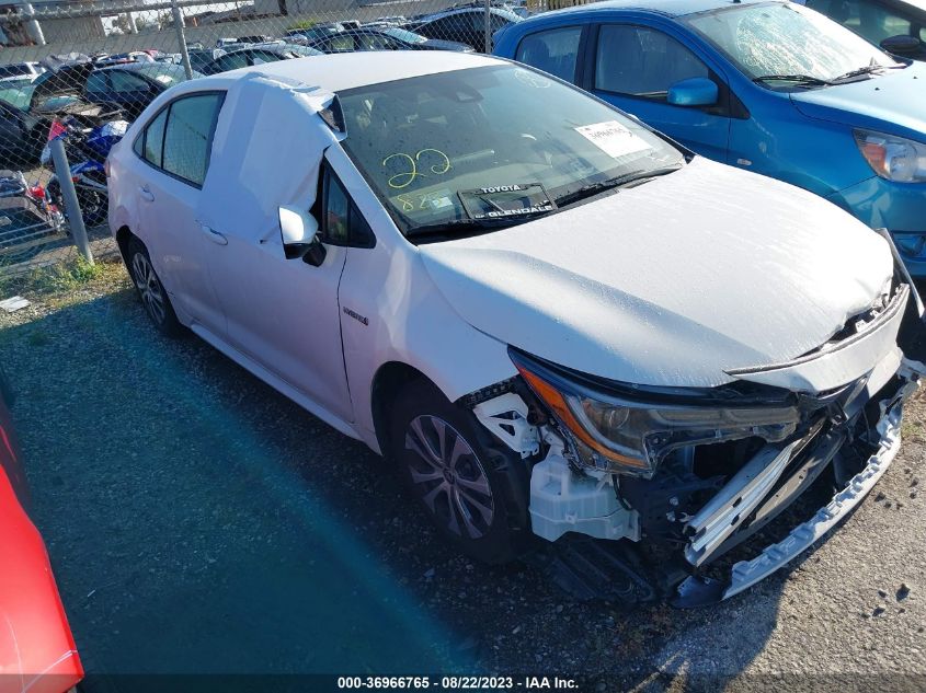 2021 TOYOTA COROLLA HYBRID LE - JTDEAMDE3MJ034367