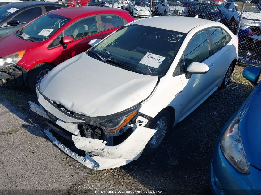 2021 TOYOTA COROLLA HYBRID LE - JTDEAMDE3MJ034367