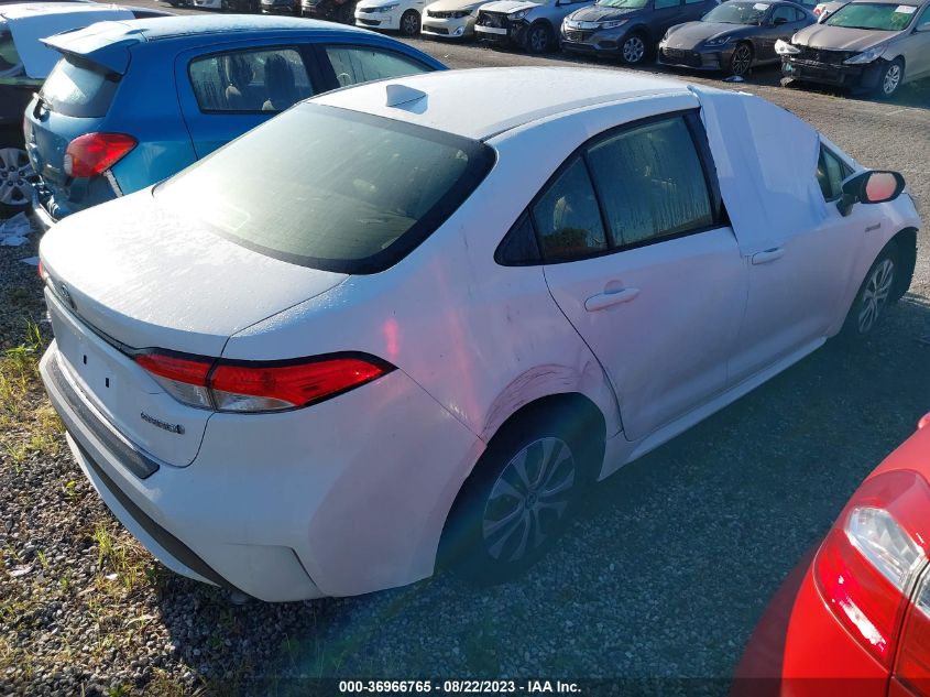 2021 TOYOTA COROLLA HYBRID LE - JTDEAMDE3MJ034367