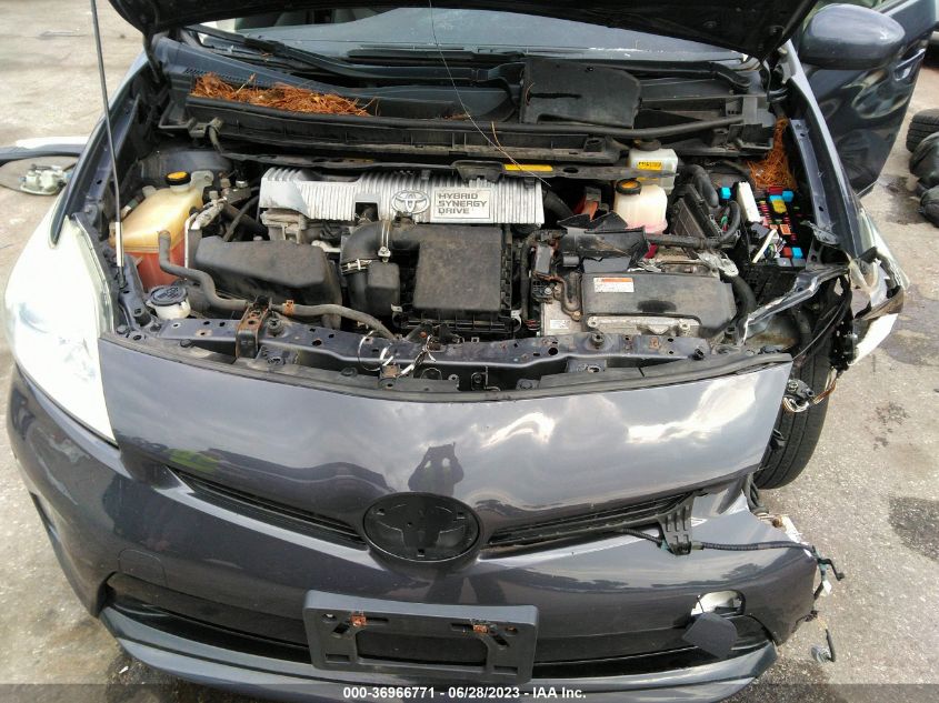 2013 TOYOTA PRIUS ONE/TWO/THREE/FOUR/FIVE - JTDKN3DUXD5609825