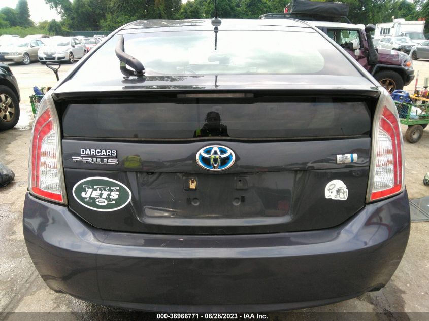 2013 TOYOTA PRIUS ONE/TWO/THREE/FOUR/FIVE - JTDKN3DUXD5609825