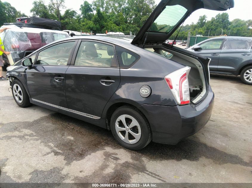 2013 TOYOTA PRIUS ONE/TWO/THREE/FOUR/FIVE - JTDKN3DUXD5609825