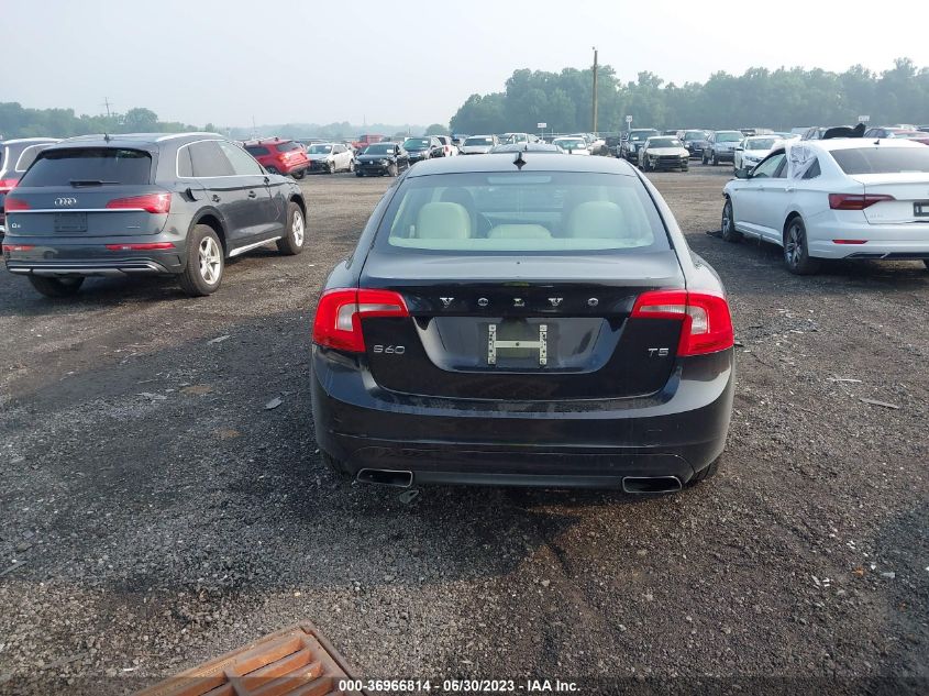 2014 VOLVO S60 T5 - YV1612FS8E1298305