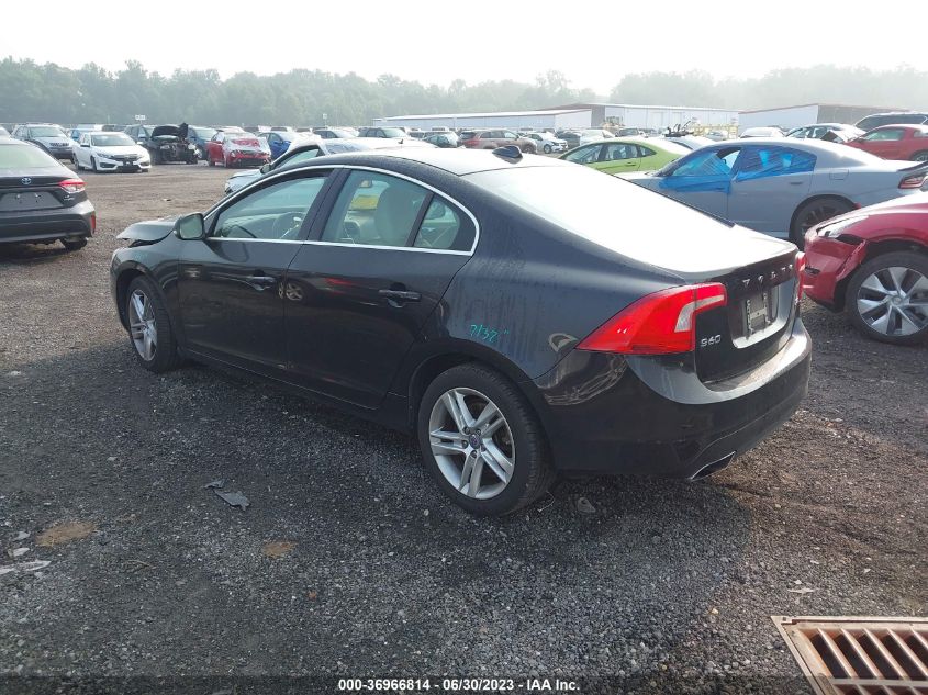 2014 VOLVO S60 T5 - YV1612FS8E1298305