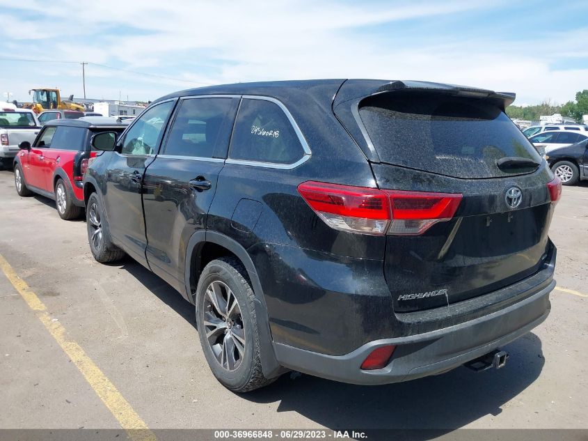 2017 TOYOTA HIGHLANDER LE - 5TDBZRFH5HS395494