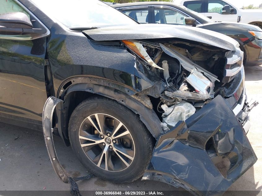 2017 TOYOTA HIGHLANDER LE - 5TDBZRFH5HS395494