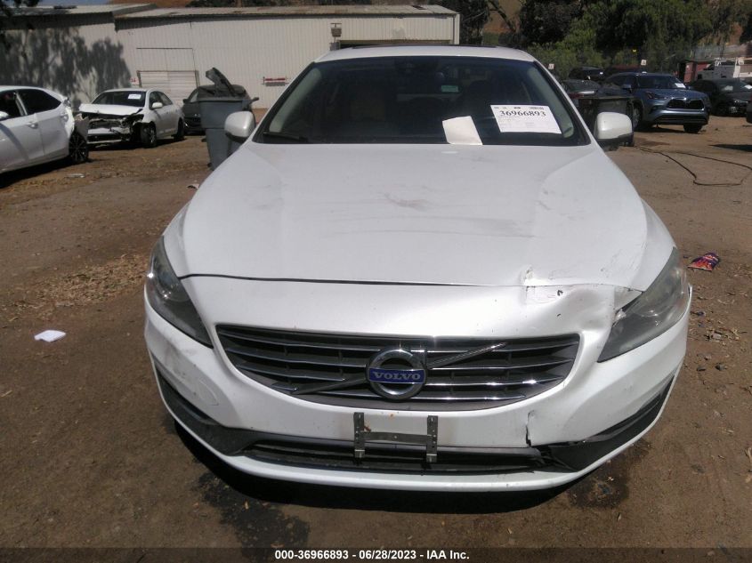 2015 VOLVO S60 T5 DRIVE-E PREMIER - YV126MFB9F1315643