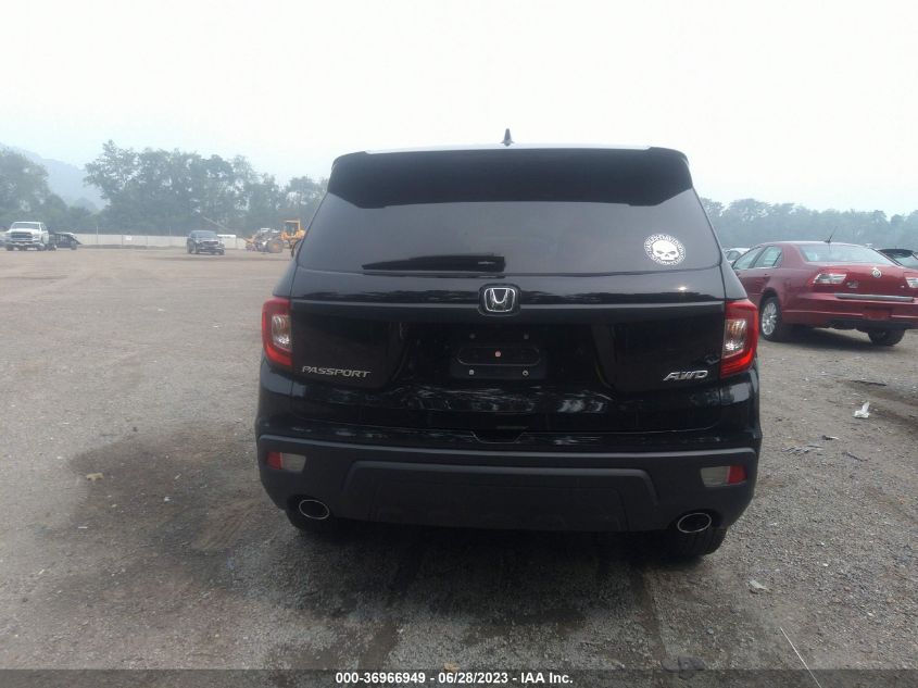2021 HONDA PASSPORT EX-L 5FNYF8H54MB040377