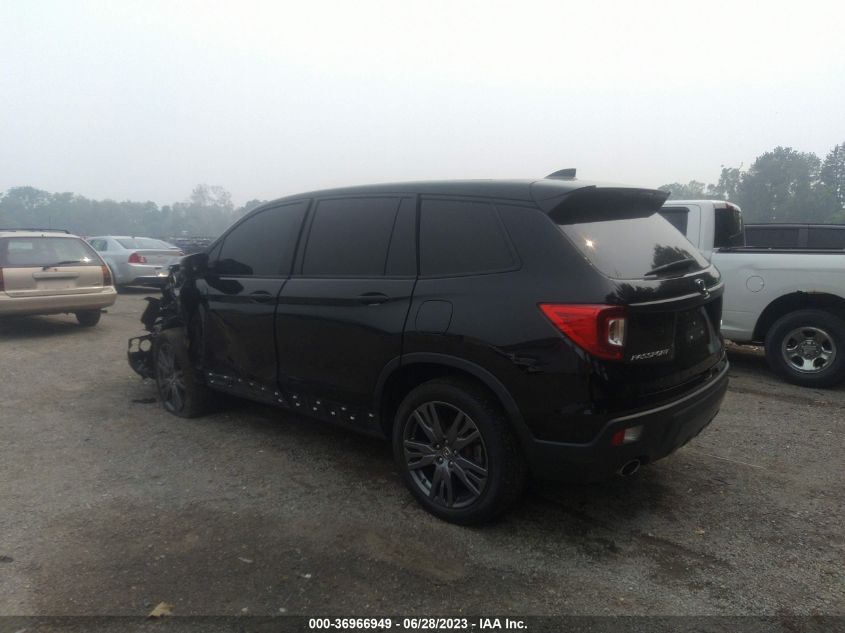 2021 HONDA PASSPORT EX-L 5FNYF8H54MB040377