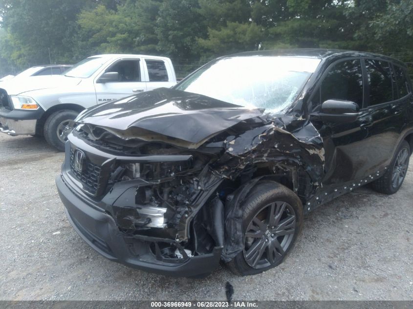 2021 HONDA PASSPORT EX-L 5FNYF8H54MB040377