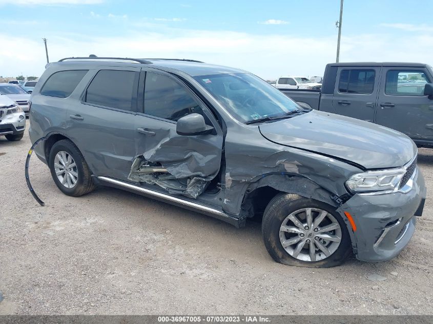 2022 DODGE DURANGO SXT - 1C4RDHAG7NC131213