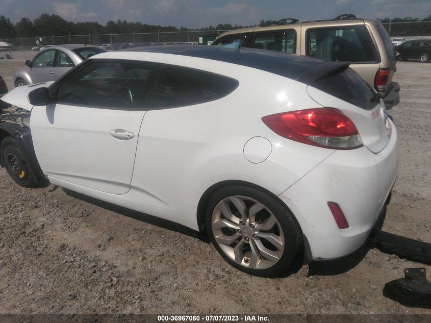 2013 HYUNDAI VELOSTER W/GRAY INT - KMHTC6AD7DU106190