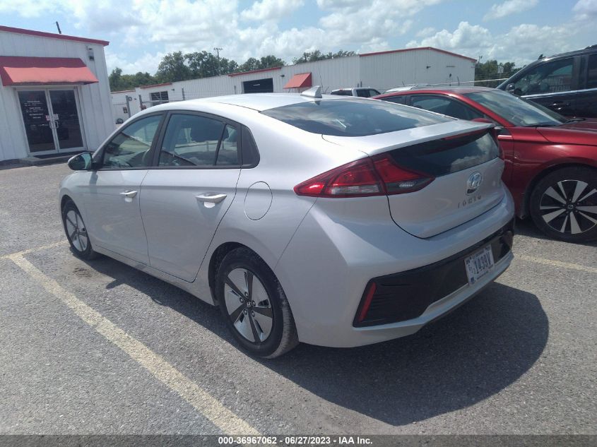 2018 HYUNDAI IONIQ HYBRID BLUE - KMHC65LC8JU076649