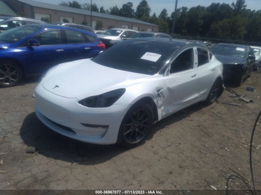 2022 TESLA MODEL 3 - 5YJ3E1EA4NF108216