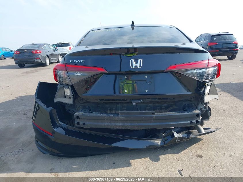 2022 HONDA CIVIC SEDAN EX - JHMFE1F74NX006788