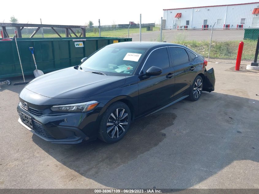 2022 HONDA CIVIC SEDAN EX - JHMFE1F74NX006788