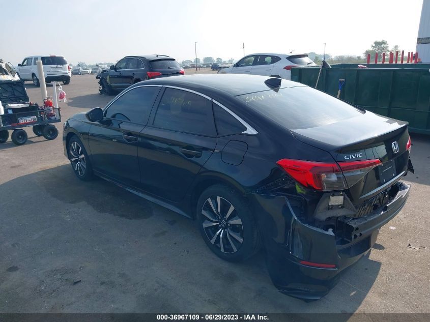 2022 HONDA CIVIC SEDAN EX - JHMFE1F74NX006788