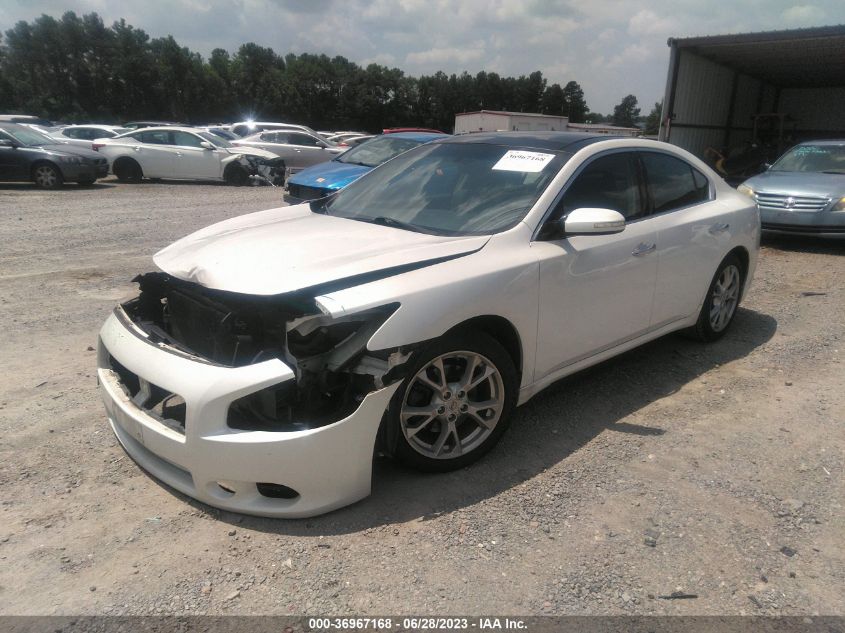2014 NISSAN MAXIMA 3.5 SV W/PREMIUM PKG - 1N4AA5APXEC474205